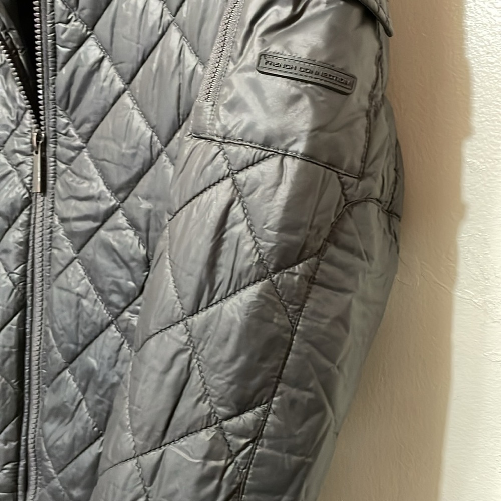 French Connection Gray Puffer Jacket - image 3